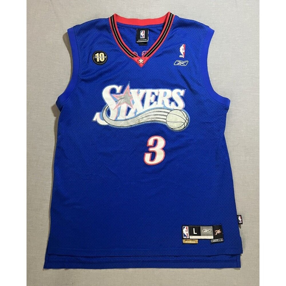 Allen Iverson #3 SIXERS Men’s 10th Anniversary Limited Edition 32 of 360 Jersey.